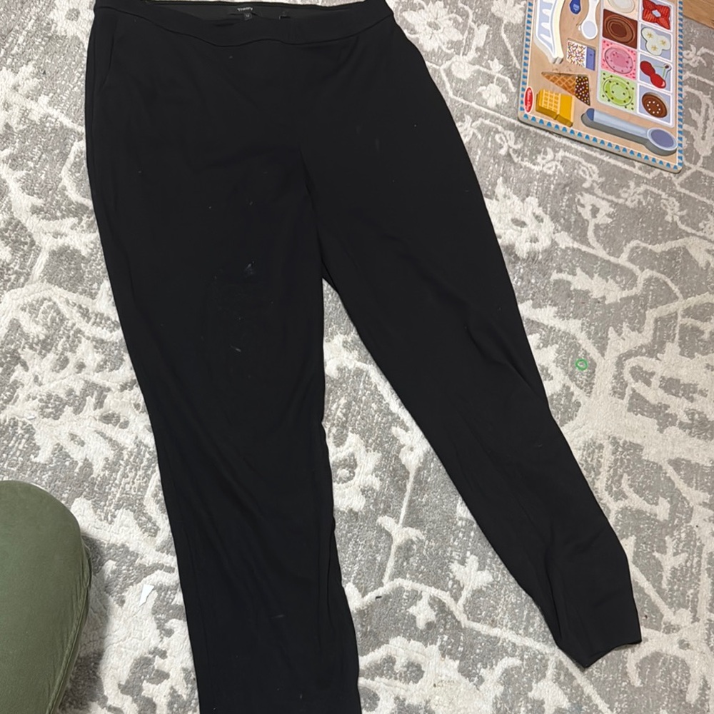 Theory Black Women's Trousers